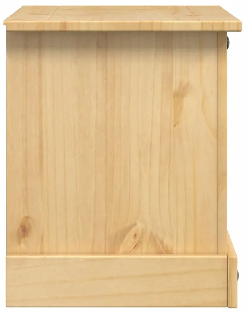 vidaXL Κομοδίνο Corona 53x39x50 εκ. από Μασίφ Ξύλο Πεύκου
