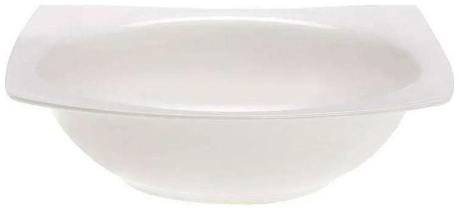 Σαλατιέρα Τετράγωνη Quadro Off 55.300.12 24cm White Cryspo Trio Medium Porcelain