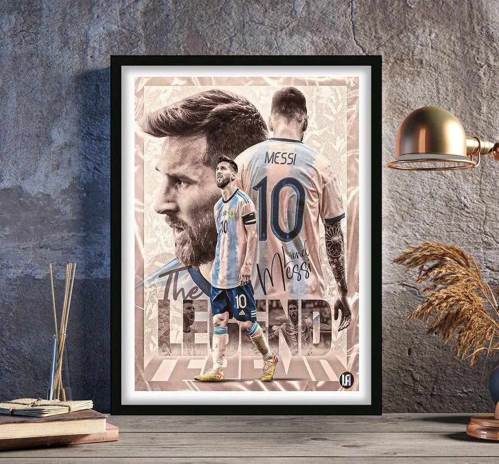 Πόστερ &amp; Κάδρο Messi SC042 30x40cm Εκτύπωση Πόστερ (χωρίς κάδρο)