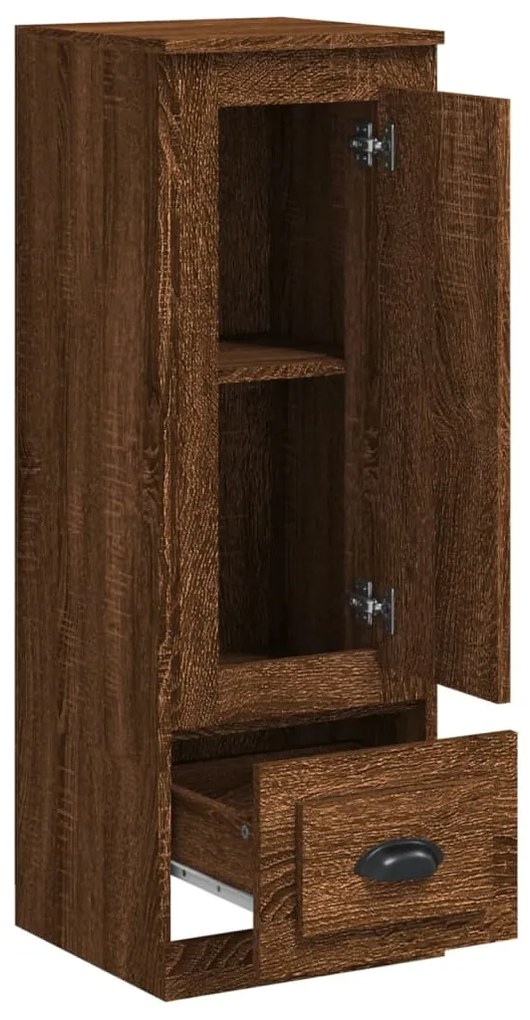 vidaXL Ντουλάπι Καφέ δρυς 36x35,5x103,5 εκ. από Επεξεργασμένο Ξύλο