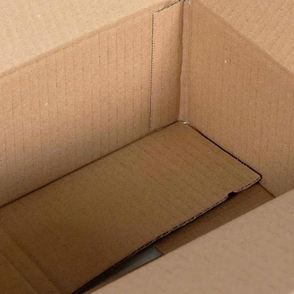 vidaXL Πτυσσόμενο Κουτί 50 pcs Καφέ 25 x 17.5 x 10 εκ. Χαρτόνι