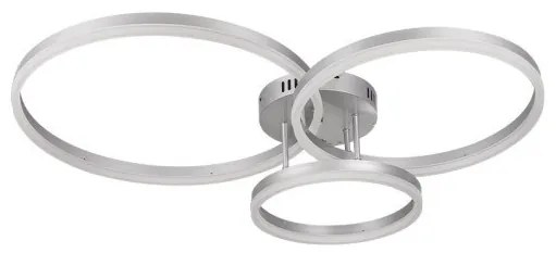 Κρεμαστό Φωτιστικό Οροφής LED 75W IP20 3CCT Inlight-6094-Α-Silver-Ασημί 6094-Α-Silver