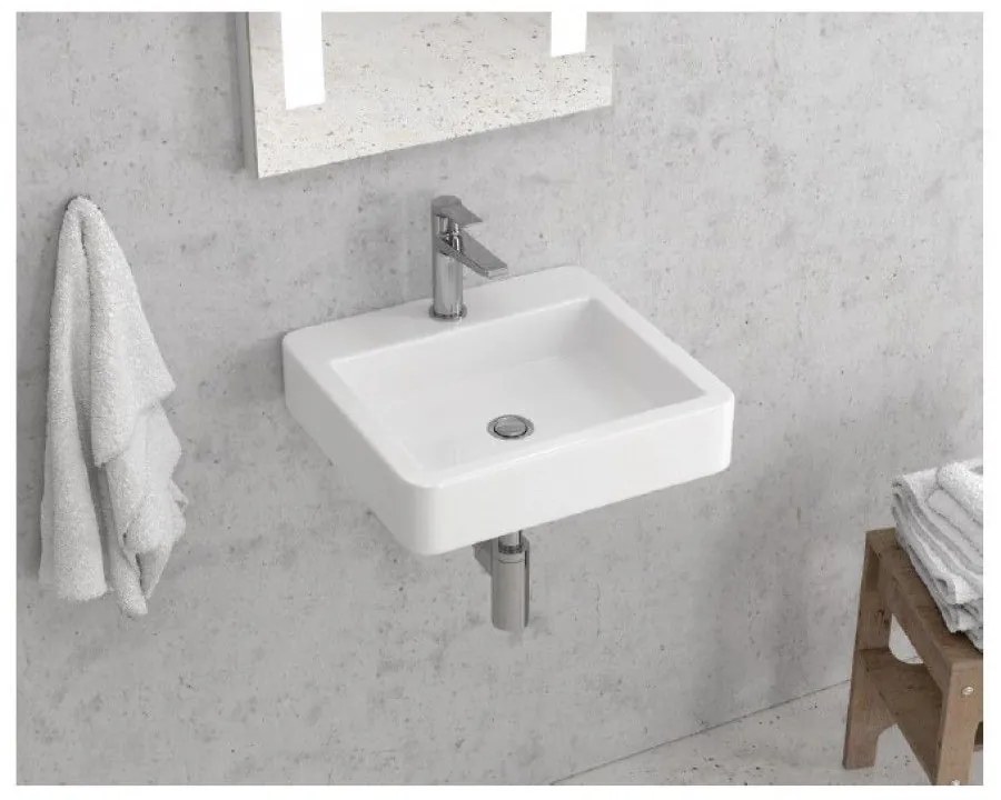 Karag LT 5032 Νιπτήρας Αναρτώμενος Λευκό Πορσελάνη