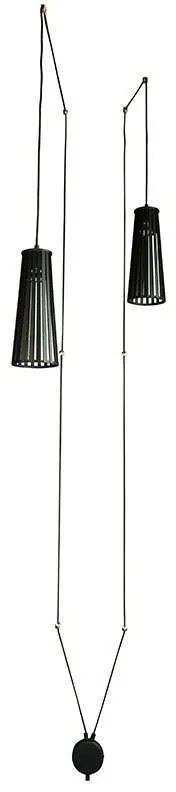 Φωτιστικό Τοίχου Dover II 9263 Black Nowodvorski Metal, Plastic