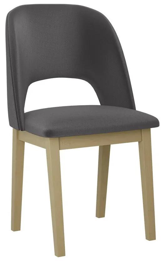 Καρέκλα Victorville 333, Σκούρο γκρι, Sonoma οξιά, 82x45x45cm, 6 kg, Ταπισερί, Ξύλινα, Ξύλο: Οξιά | Epipla1.gr