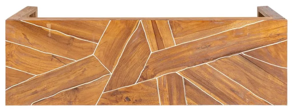 vidaXL Έπιπλο Τηλεόρασης 110 x 60 x 38 εκ. από Μασίφ Ξύλο Teak