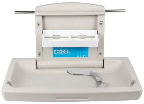 VEVOR Horizontal Baby Changing Table Wall-mounted Baby Diaper Changing Station Vertical Fold Down Baby Changing Table