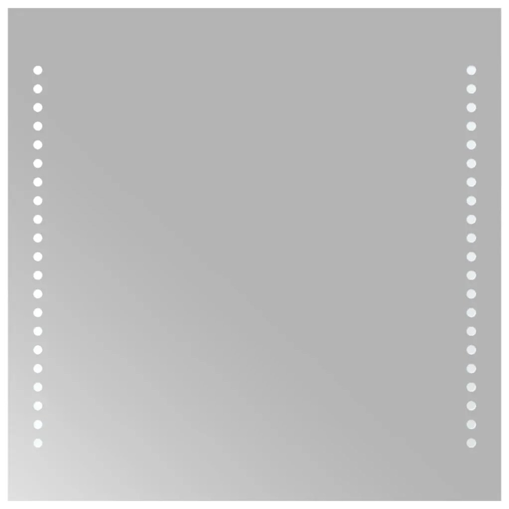 vidaXL Καθρέφτης Μπάνιου με LED 40x40 εκ.