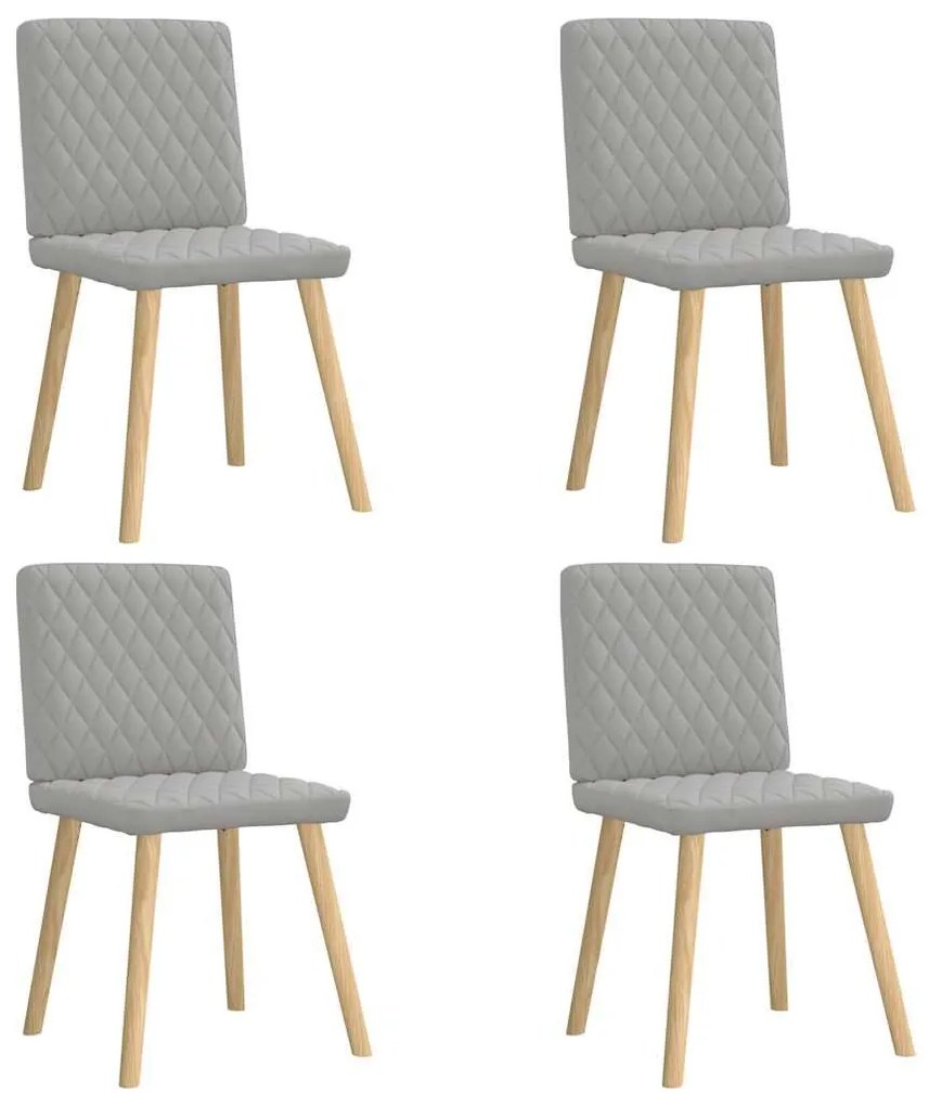 Καρέκλες τραπεζαρίας 4 τεμ Cloud Grey Fabric 3315230