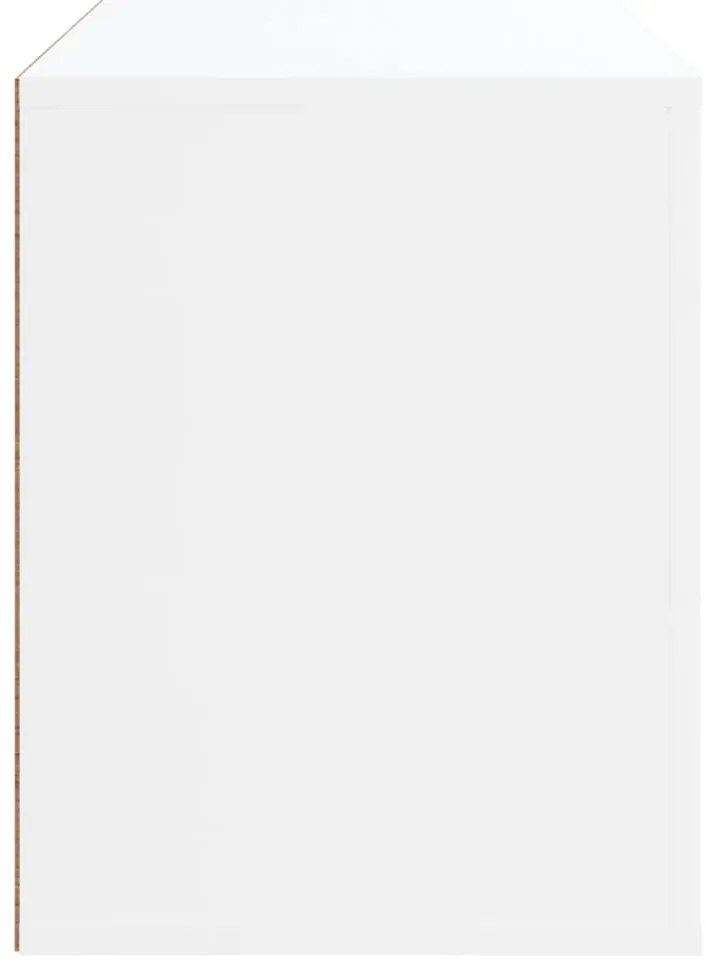 vidaXL Παπουτσοθήκη Λευκή 80 x 35 x 45 εκ. από Επεξεργασμένο Ξύλο