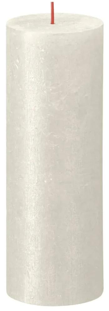 Bolsius Κεριά Κύλινδρος Ρουστίκ Shimmer 4 τεμ. Ιβουάρ 190 x 68 χιλ.