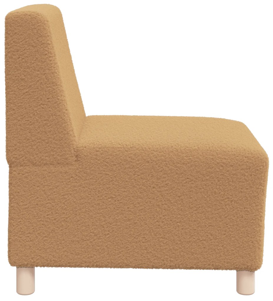 vidaXL Καθίσμα Σαλονιού 3 pcs Μπεζ 55 x 74 x 82 εκ. Βελούδο