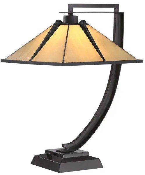Επιτραπέζιο Φωτιστικό 1xE27 Μπρονζέ  Tiffany  Pomeroy QZ-POMEROY-TL  Elstead Lighting-QZ-POMEROY-TL-Μπρονζέ QZ-POMEROY-TL
