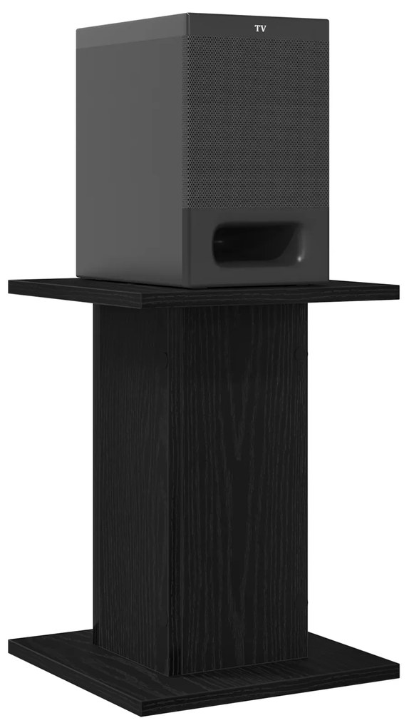 vidaXL Βάσεις Ηχείων 2 pcs Μαύρη δρυς 30 x 30 x 40 cm