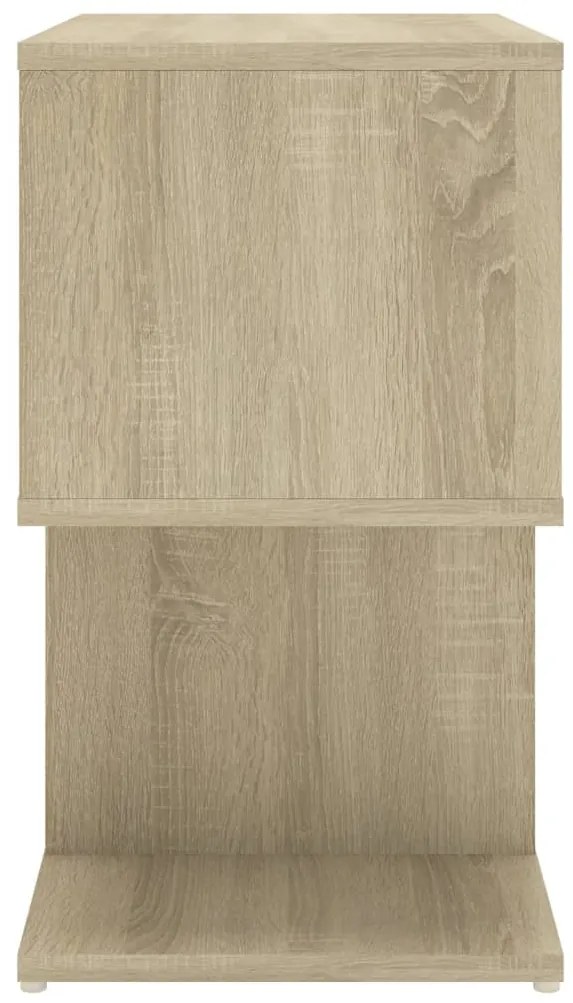 vidaXL Κομοδίνο Sonoma Δρυς 50 x 30 x 51,5 εκ. από Επεξ. Ξύλο