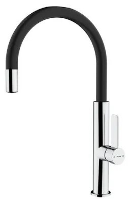 TEKA FOT 995 Μπαταρία νεροχύτη ψηλή Chrome Black