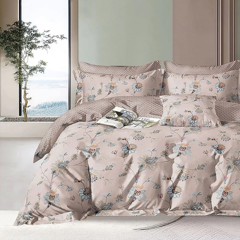 Σεντόνια Bronte (Σετ 4τμχ) Multi Ρυθμός Υπέρδιπλo 230x260cm 100% Βαμβακοσατέν