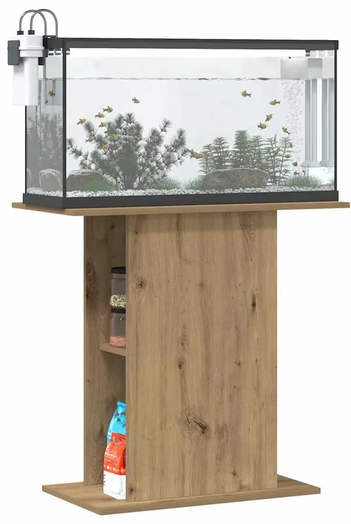 vidaXL Βάση Ενυδρείου Αρτισιανή Δρυς 36x75x72,5 εκ. Επεξεργασμένο Ξύλο