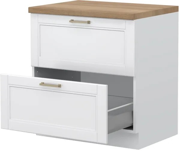 Επιδαπέδιο ντουλάπι Tahoma R-80-2MBOX-Λευκό ματ - 80.00Χ60.00Χ88.00cm