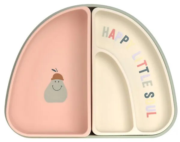 Laessig Set πιάτα σιλικόνης 3τεμ. Happy Fruits Cherry