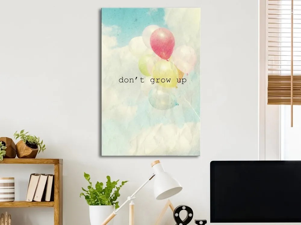 Πίνακας - Don't Grow Up (1 Part) Vertical - 60x90