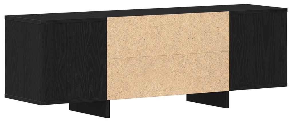 vidaXL Ντουλάπα τηλεόρασης Μαύρο Δρυς 120x30x40,5 εκ. Ξύλο επεξεργασμένο