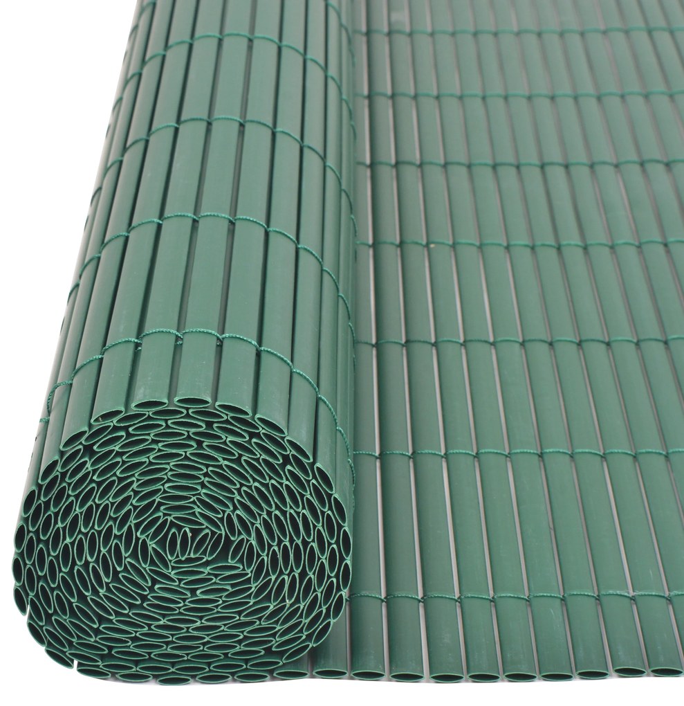 vidaXL Κήπος Φράκτης Διπλής Όψης Πράσινο 1,5x3 μ PVC