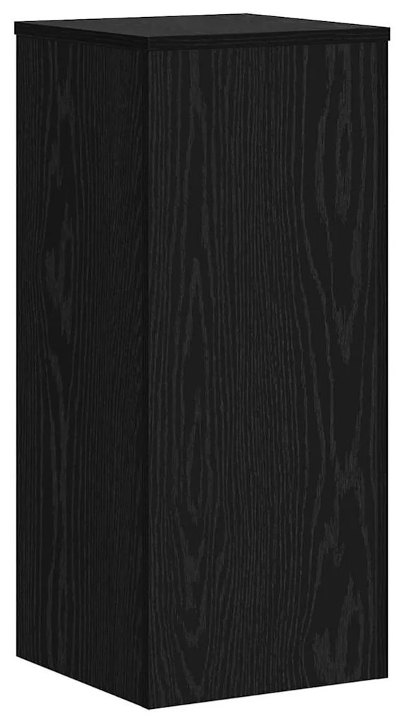 vidaXL Βάση φυτών 2 pcs Μαύρη δρυς 30 x 30 x 70 εκ. Επεξεργασμένο ξύλο