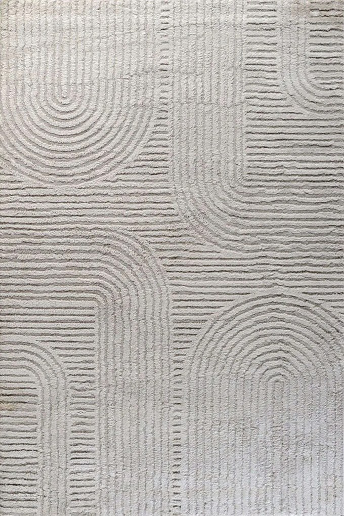 Χαλί Alloy 65000-125 Grey Merinos 200X250cm