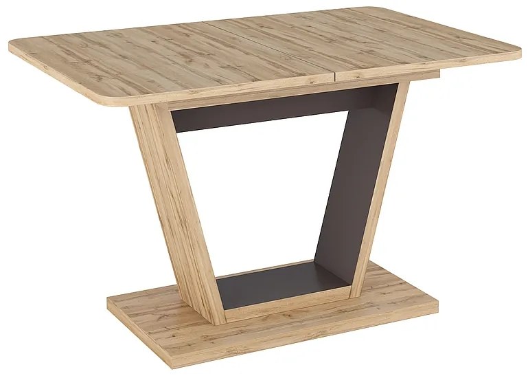 TABLE NIGEL OAK WOTAN / BROWN 120(160)X80 (D) DIOMMI NIGELDWBR120D