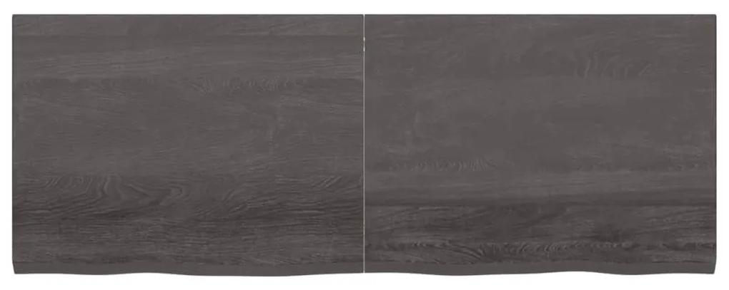 Επιφάνεια Τραπεζιού Σκούρο Καφέ 160x60x(2-4)εκ Επεξ. Μασίφ Δρυς - Καφέ