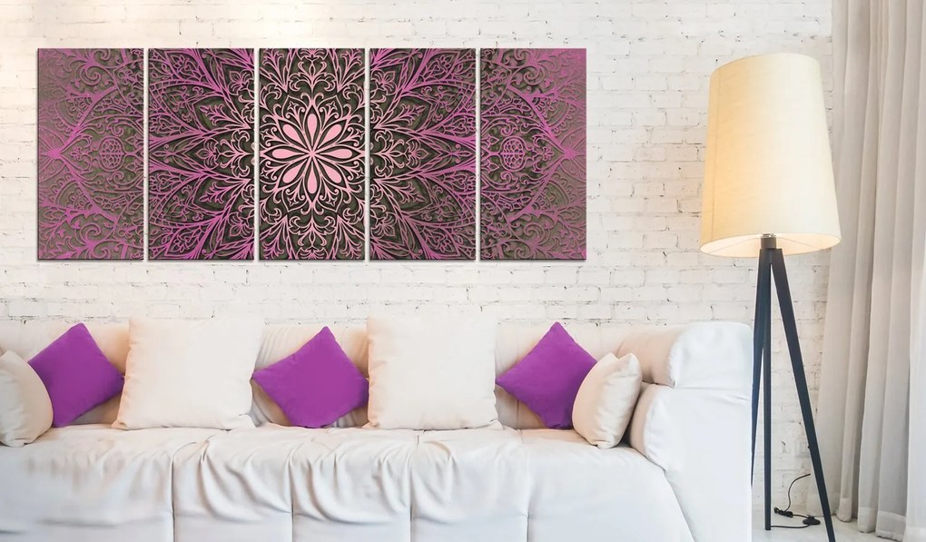 Πίνακας - Pink Mandala 225x90