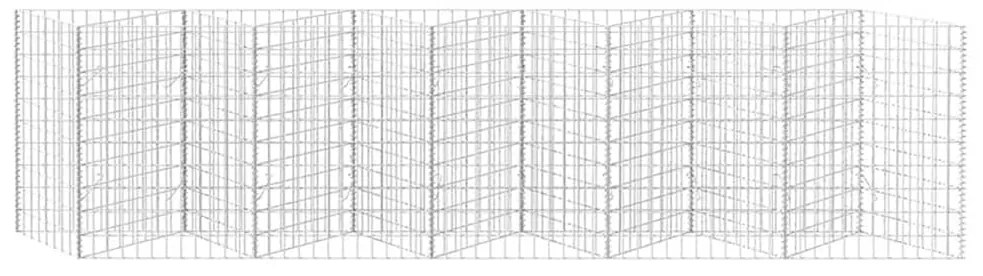 vidaXL Συρματοκιβώτιο 300 x 30 x 100 εκ. από Γαλβανισμένο Χάλυβα