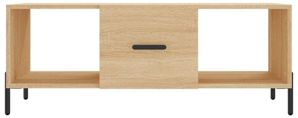 vidaXL Τραπεζάκι Σαλονιού Sonoma Δρυς 102x50x40 εκ. από Επεξεργ. Ξύλο