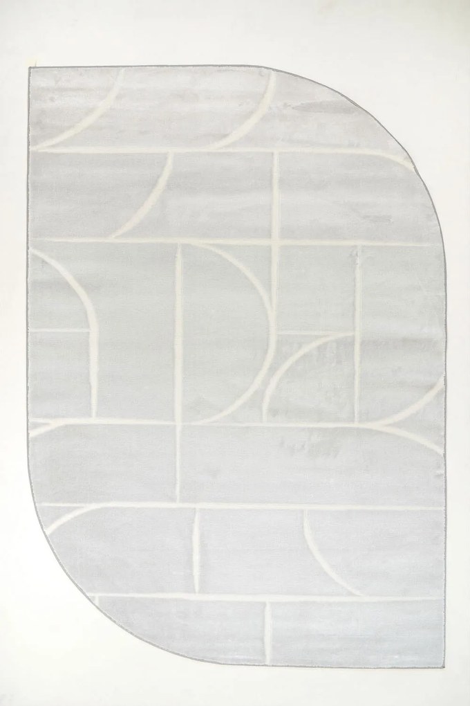 Χαλί Forma E460B2A Light Grey Ezzo 133X190cm