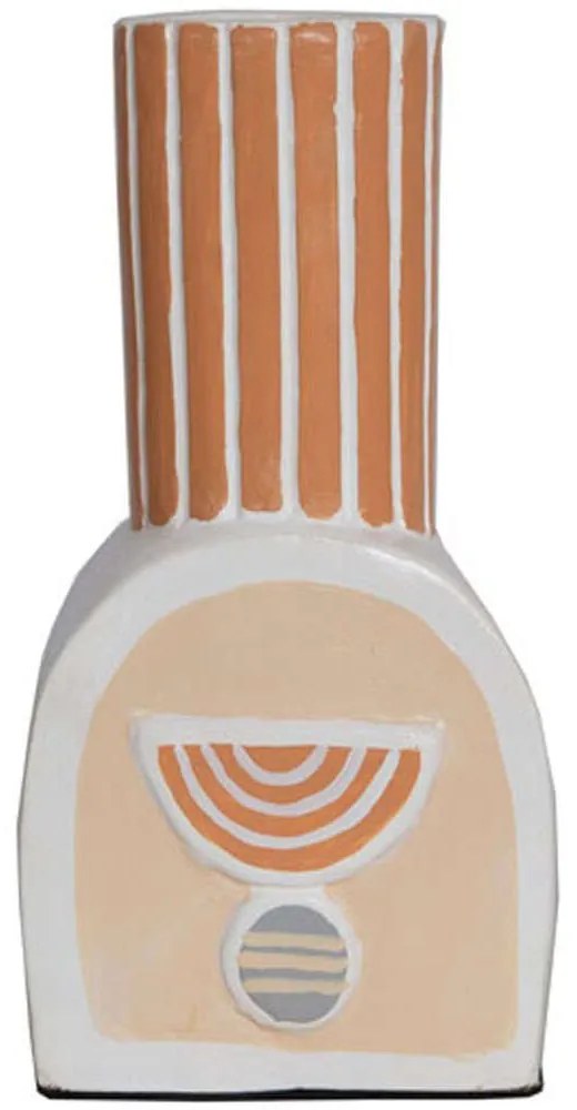 Διακοσμητικό Βάζο Cymone 0750025 15x9,5x29cm Multi Soulworks Clay