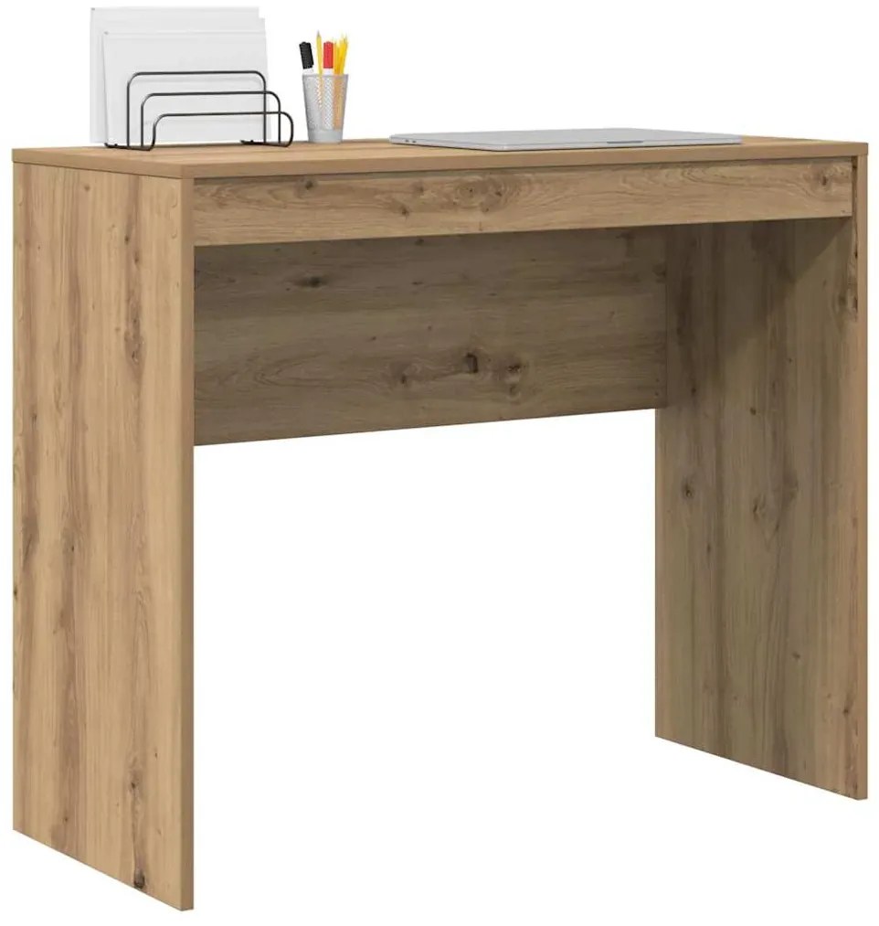 vidaXL Γραφείο artisan δρυς 90 x 40 x 76 εκ. Επεξεργασμένο ξύλο