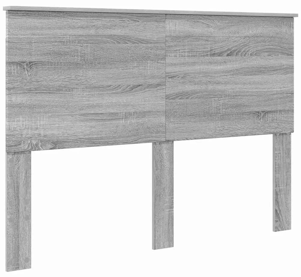 vidaXL Κεφαλάρι με κεφαλάρι Γκρίζο Σονομα 160 cm Επεξεργασμένο ξύλο