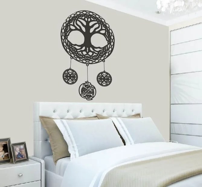 Intra απο ξύλο plywood 3mm-4mm πάχος - Διακόσμηση δωματίου Celtic Tree Of Life Art Wall Art Δίασταση 30x30 cm Intraeaxys-d1lvkqpo