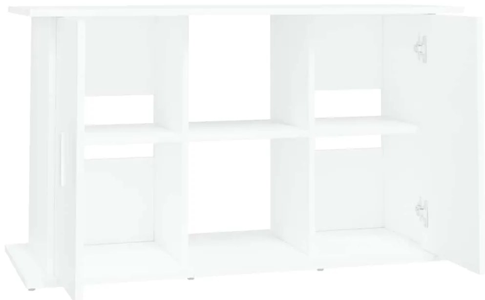 vidaXL Βάση Ενυδρείου Λευκή 101 x 41 x 58 εκ. από Επεξεργασμένο Ξύλο
