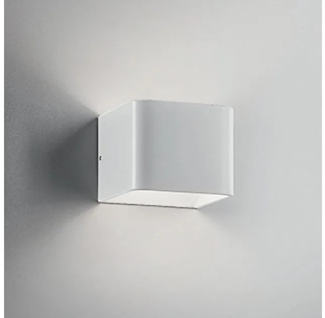 Απλίκα Φωτιστικό Τοίχου LED 7,2W IP20 3000K Λευκό Cubetto LD0050B3 Zafferano-LD0050B3-Λευκό LD0050B3