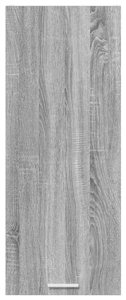 vidaXL Κρεμαστό ντουλάπι με πόρτα Riga Γκρίζο Σονομα 40 x 31 x 100 εκ.