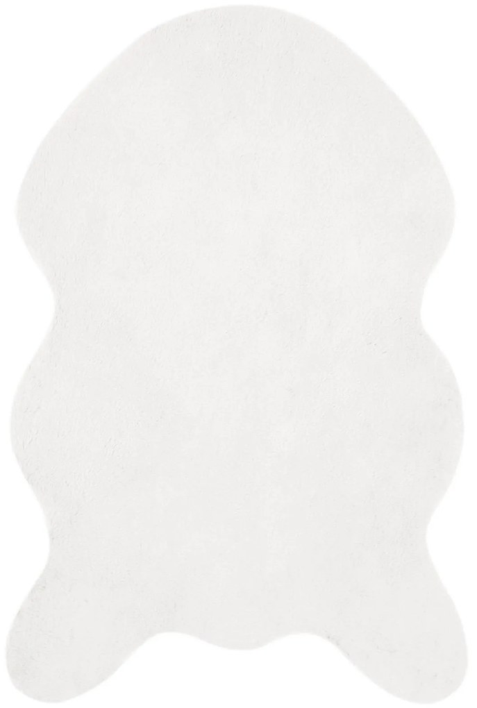 vidaXL Χαλιά Ψεύτικου Κουνελιού Olite Λευκό 60 x 90 cm Πολυεστέρας