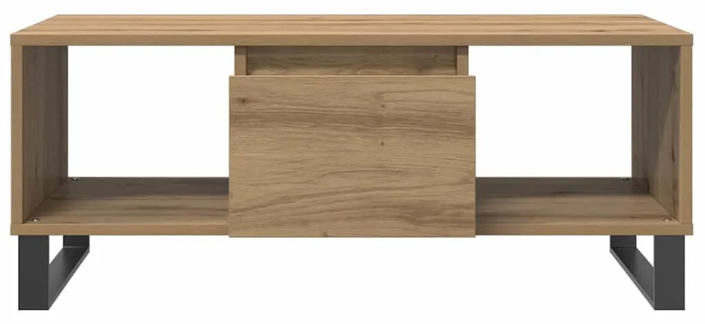 vidaXL Τραπεζάκι Σαλονιού Αρτισιανή Δρυς 90x50x36,5εκ Επεξεργασμ. Ξύλο
