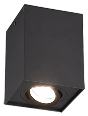 Σποτ Μονόφωτο Μαύρο Ματ 9xH12cm 1xGU10 Trio Lighting Biscuit 613000132