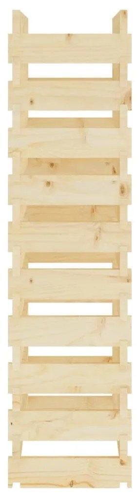 vidaXL Ραφιέρα Κρασιών 65 x 29 x 112 εκ. από Μασίφ Ξύλο Πεύκου