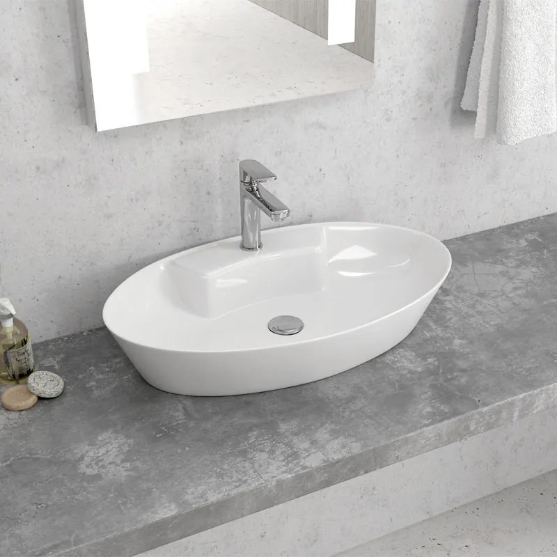 KARAG  LT BASINS Νιπτήρας επικαθήμενος LT 3203 KARAG 61x36,5x12cm KARAG-5206836561387