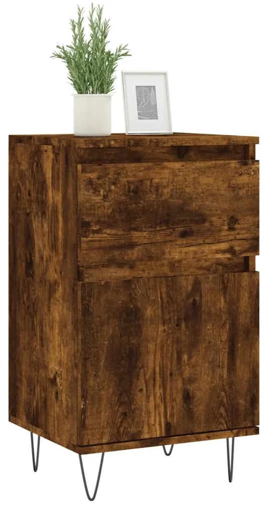 vidaXL Συρταριέρα Καπνιστή Δρυς 40 x 35 x 70 εκ. από Επεξεργ. Ξύλο