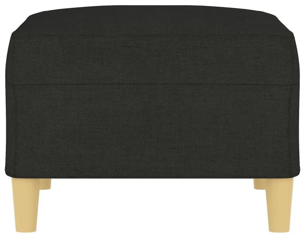 vidaXL Υποπόδιο Μαύρο 70 x 55 x 41 εκ. Υφασμάτινο