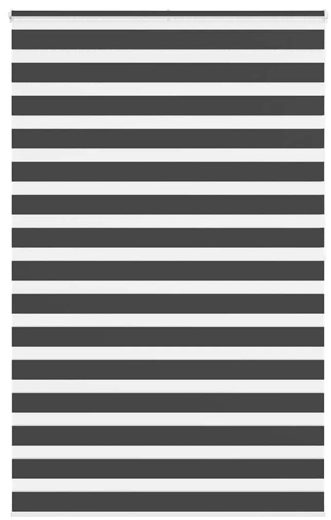 Ζέβρα τυφλή Μαύρο Πλάτος υφάσματος 135,9 εκ. Πολυεστέρας